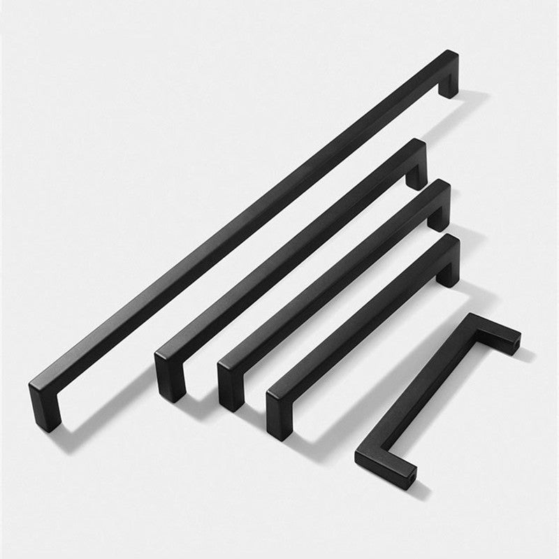 Black Square Farmhouse Kitchen Hardware Drawer Handles