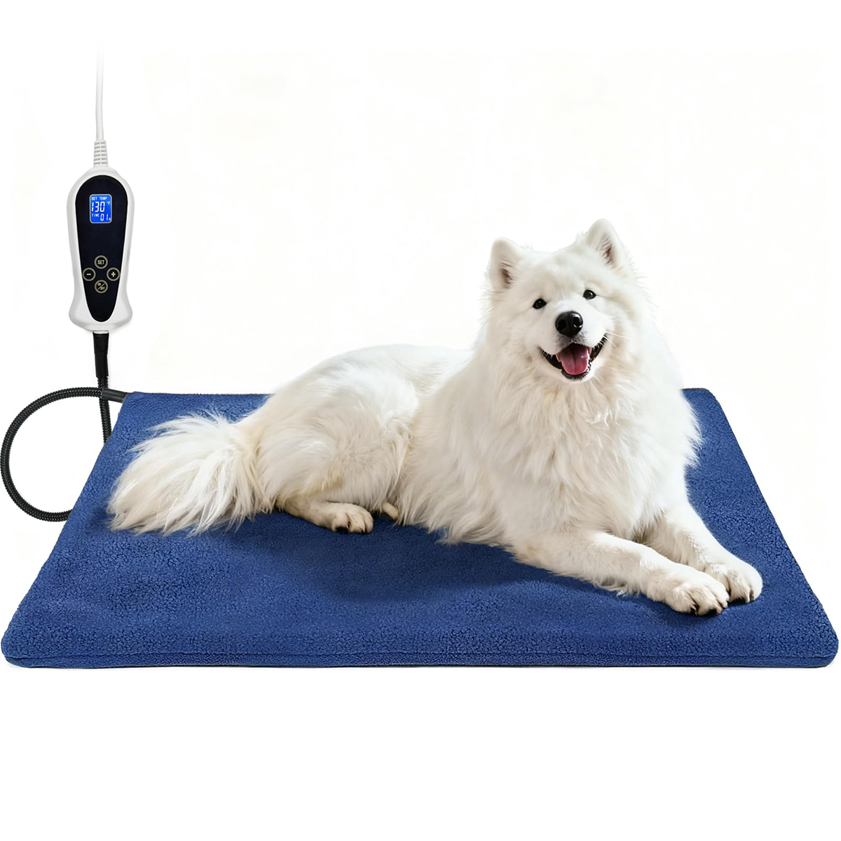 Extra Large Heated Pet Mat for Dogs, Waterproof Electric Bed