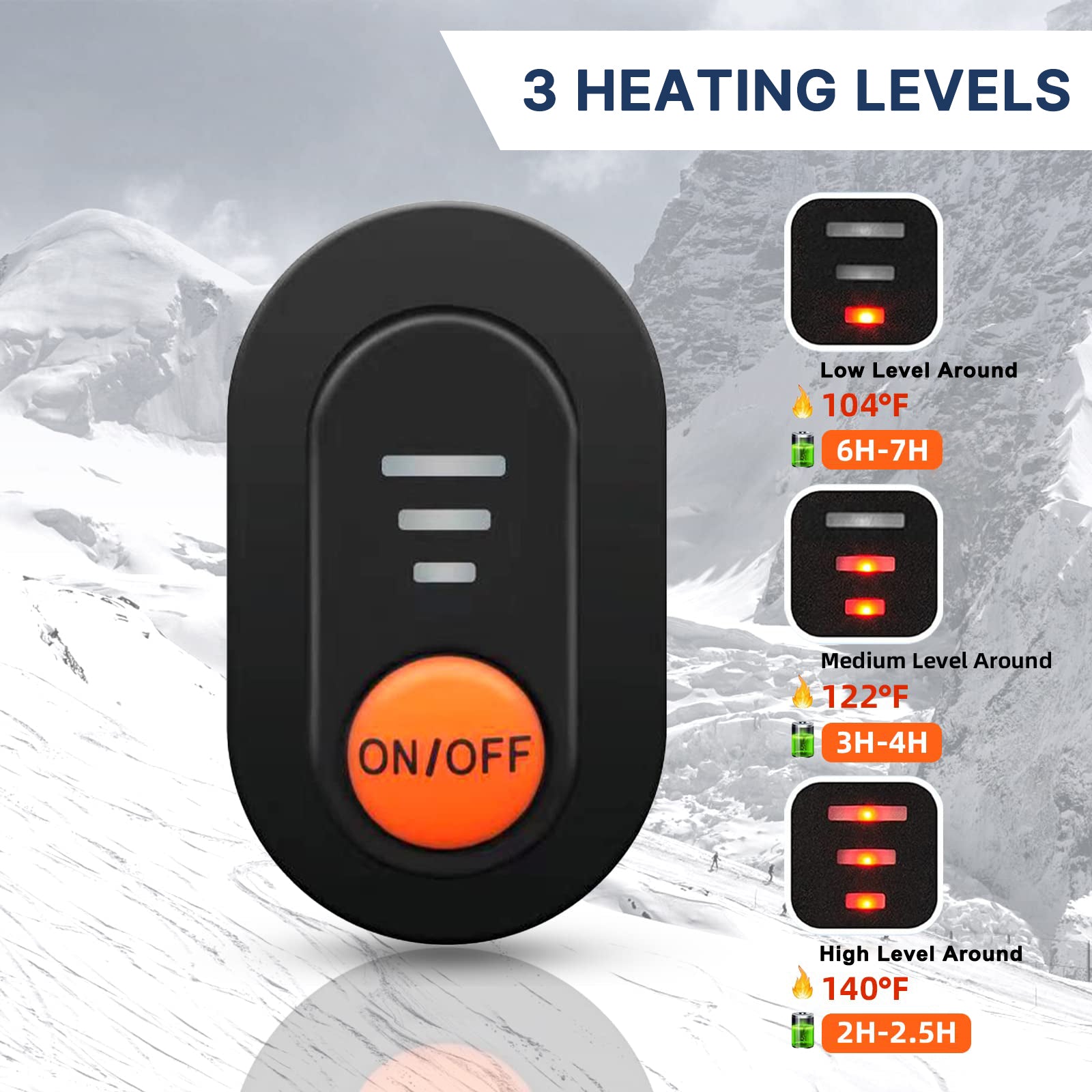 Rechargeable Heated Glove Liners for Men & Women