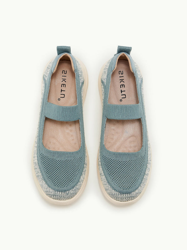 Round-toe Mary-Jane Loafers