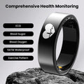Smart Health Ring with Blood Glucose, ECG/EKG & Blood Pressure Tracking + AI Analysis