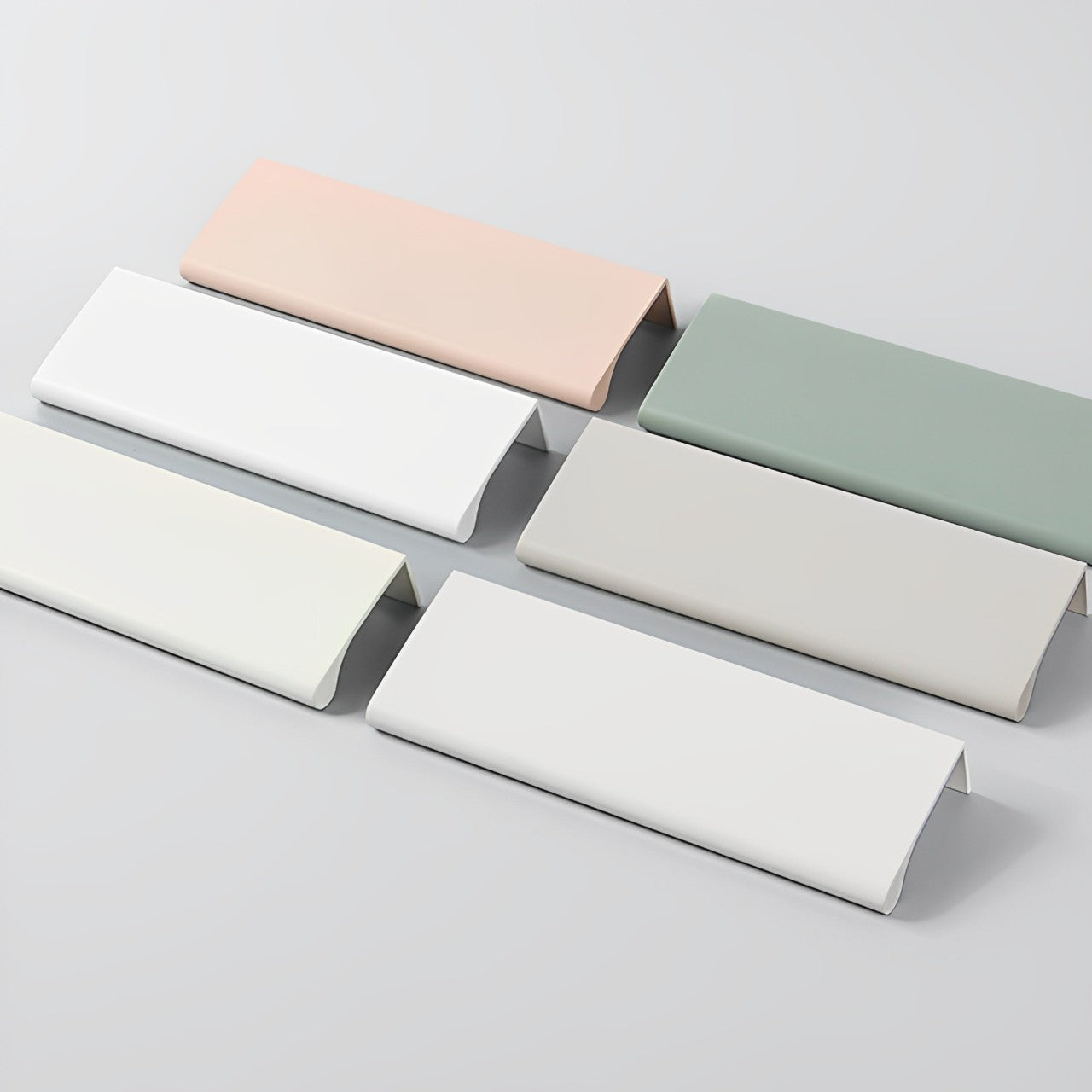 Modern Refined Cabinet Edge Finger Pulls For Kitchen