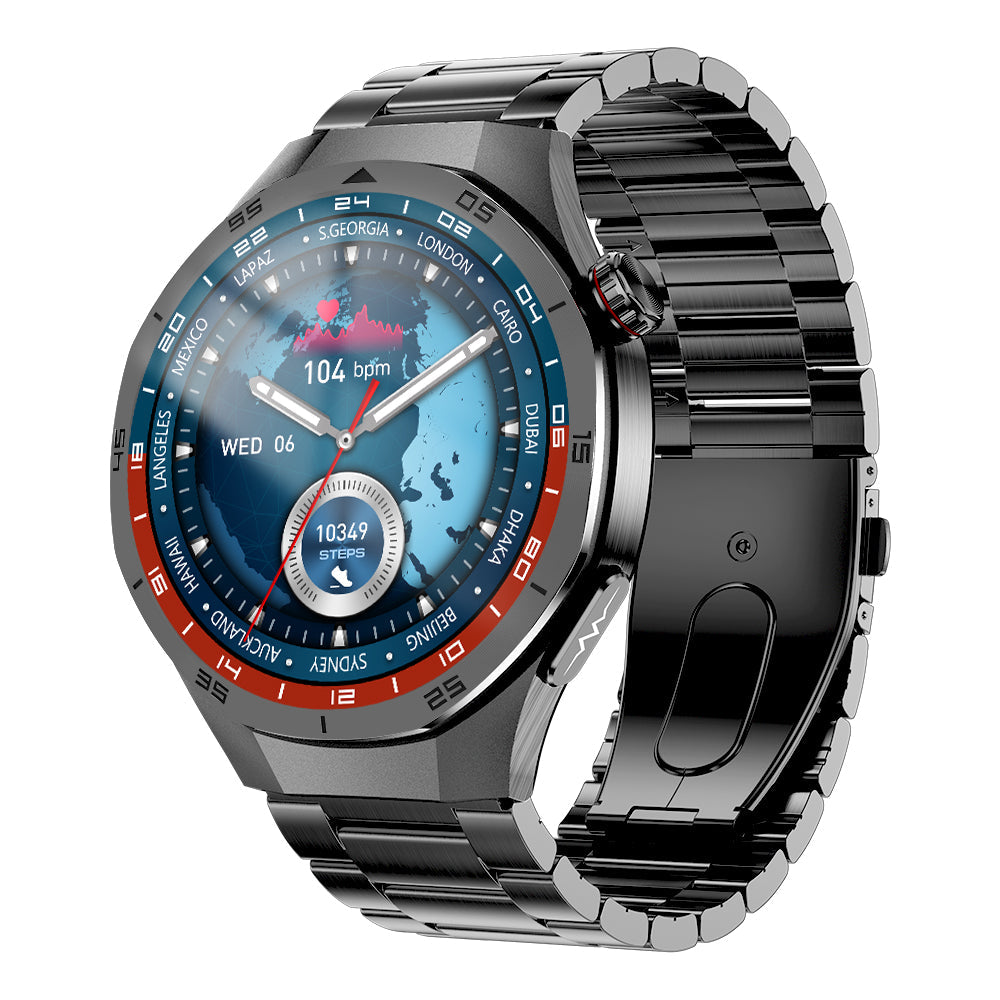 Wellness Smartwatch: Heart Rhythm, Glucose & Stress Tracker - RD01