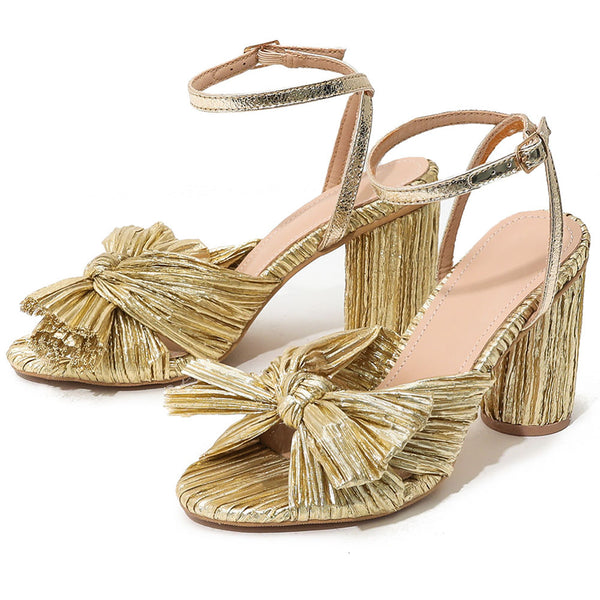 Women's Knotted Bow Heels