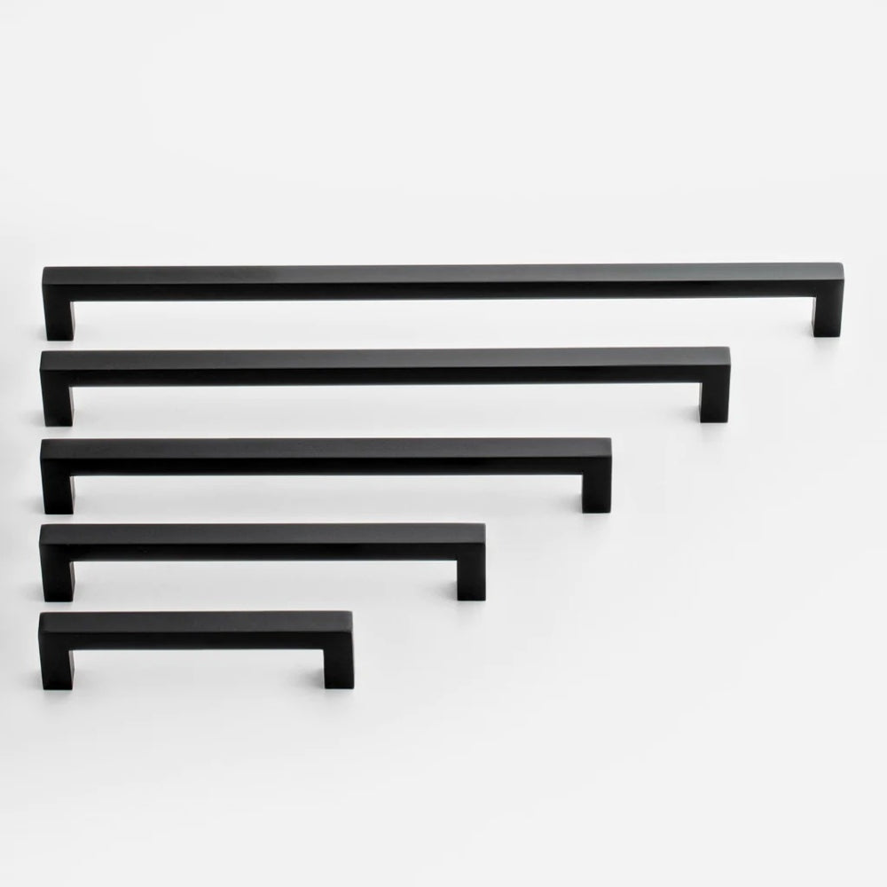 Black Square Farmhouse Kitchen Hardware Drawer Handles