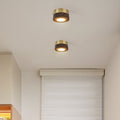 Willbuyshop Surface-Mounted Downlight - Black Walnut & Brass