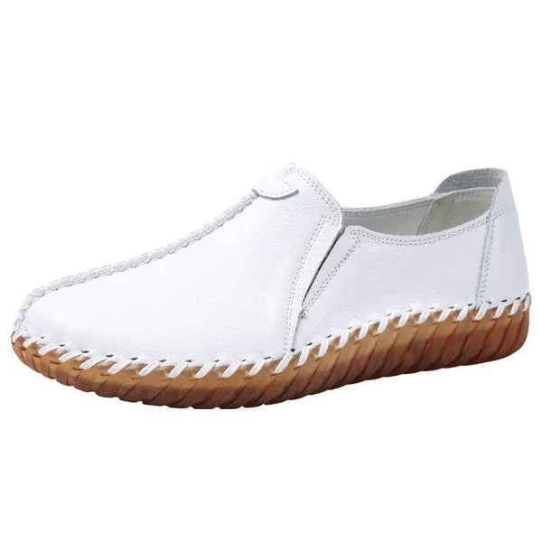 Lightweight Slip-On Flat Shoes with Shock Absorption Sole