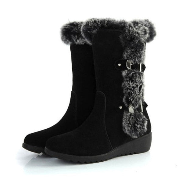Mid-Calf Orthopedic Boots Fur New Trend Winter Shoes