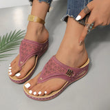 Wedge Women's Bunion Flip Flops