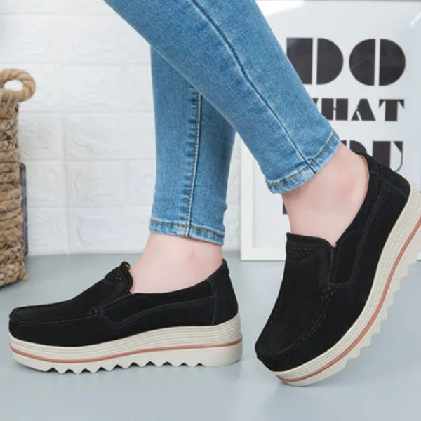 Comfy Slip-On Platform Shoes
