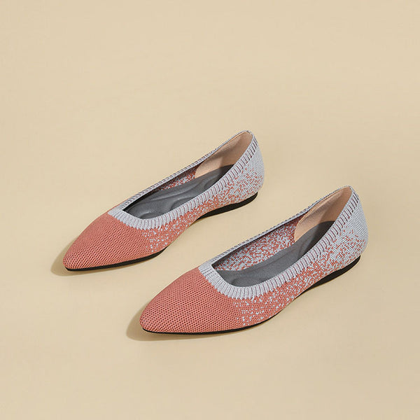 Cute&Comfy Pointed-Toe Loafers, wide toe box, arch support, foldable, work shoes for all day standing