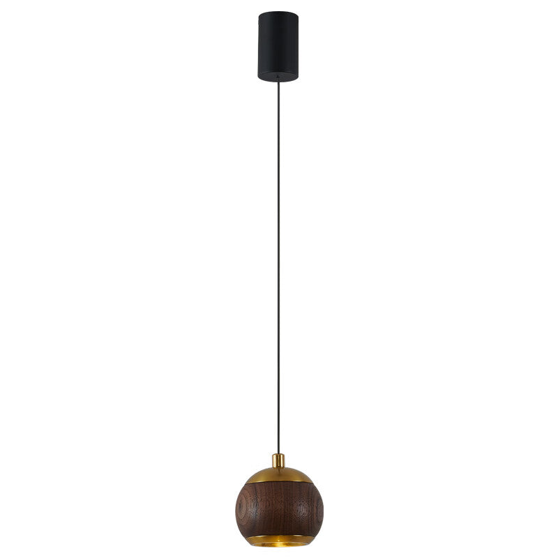 Willbuyshop Adjustable Walnut Wood Pendant Light - Standard 5W Neutral Light