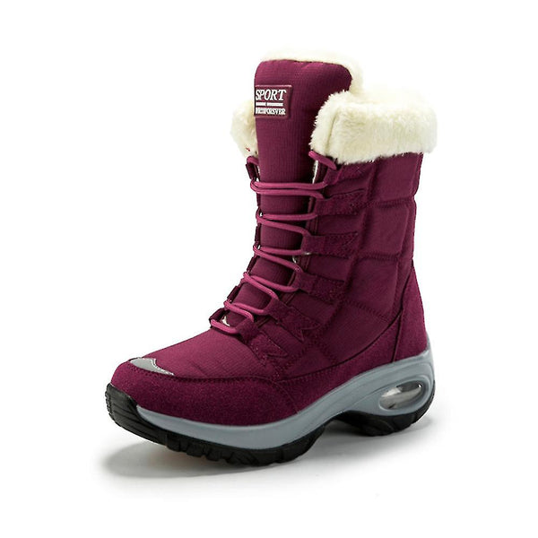 New Winter Women Boots Warm Mid-Calf Snow Boots