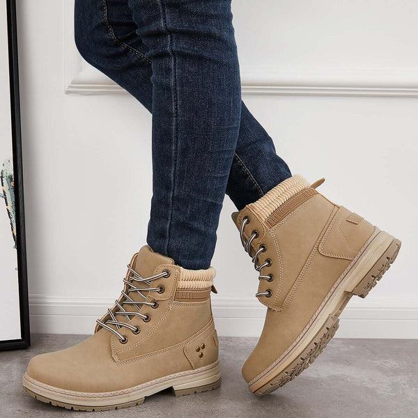 Classic Non Slip Ankle Work Boots Waterproof Hiking Combat Boots