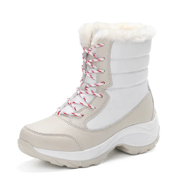 Women's Waterproof Snow Boots Trendy Cotton Shoes