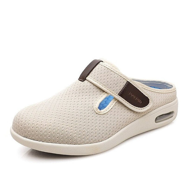 Orthopedic Shoes For Women Open Back Hook&loop Arch Support Slippers Spring Summer